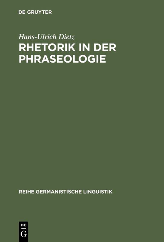 Cover-Bild Rhetorik in der Phraseologie