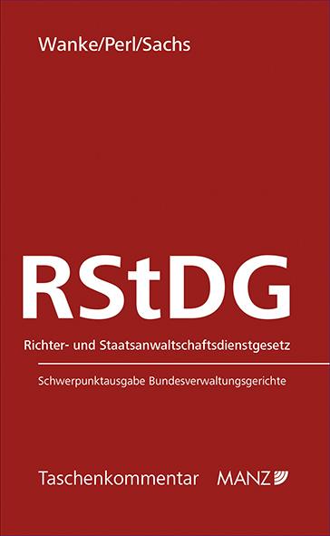 Cover-Bild Richter- und StaatsanwaltschaftsdienstG RStDG