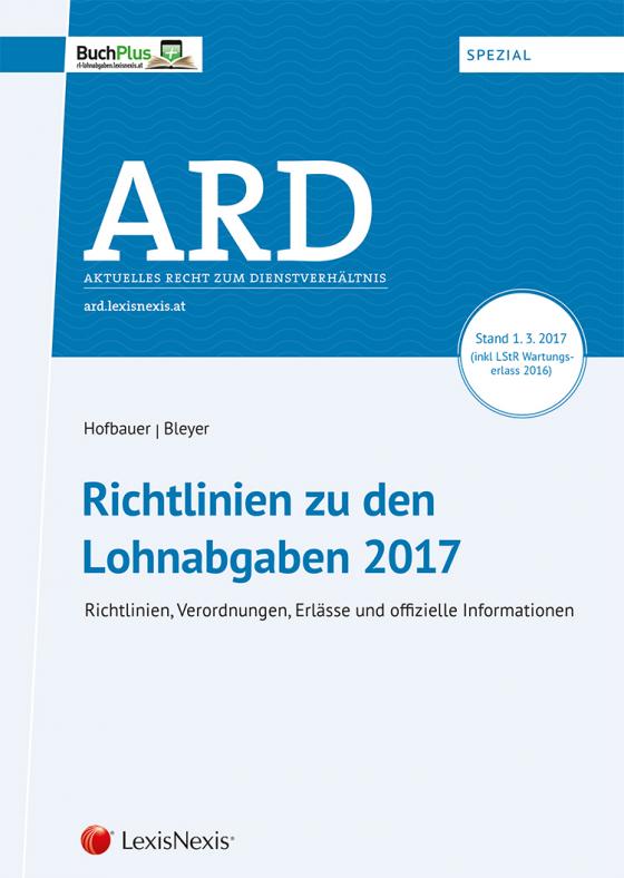 Cover-Bild Richtlinien zu den Lohnabgaben 2017