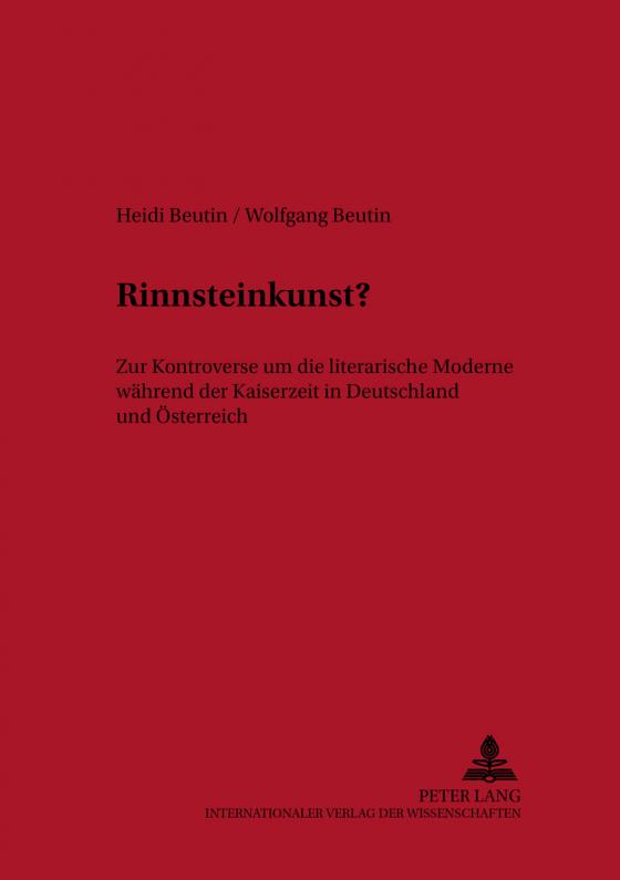 Cover-Bild «Rinnsteinkunst?»