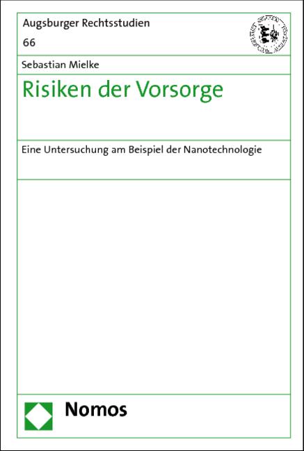 Cover-Bild Risiken der Vorsorge