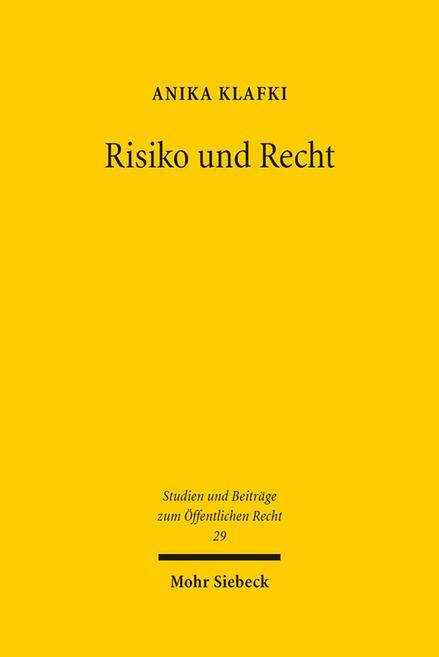 Cover-Bild Risiko und Recht