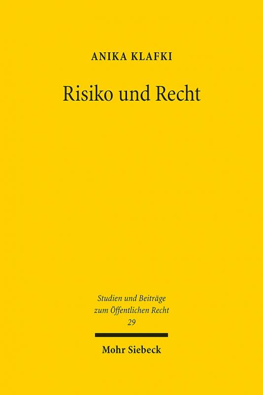 Cover-Bild Risiko und Recht