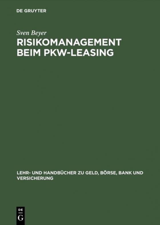Cover-Bild Risikomanagement beim Pkw-Leasing