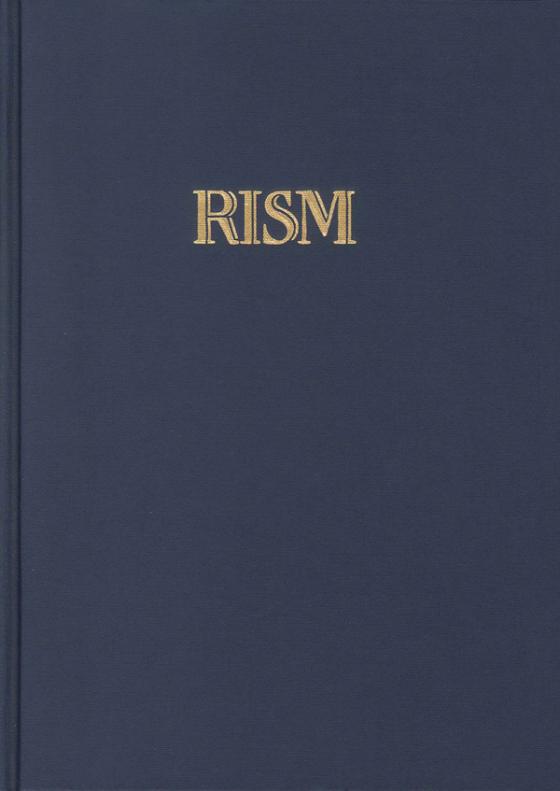 Cover-Bild RISM B XIV,1 Les manuscrits du Processionnal