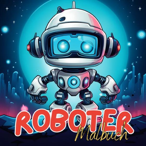 Cover-Bild Roboter Malbuch