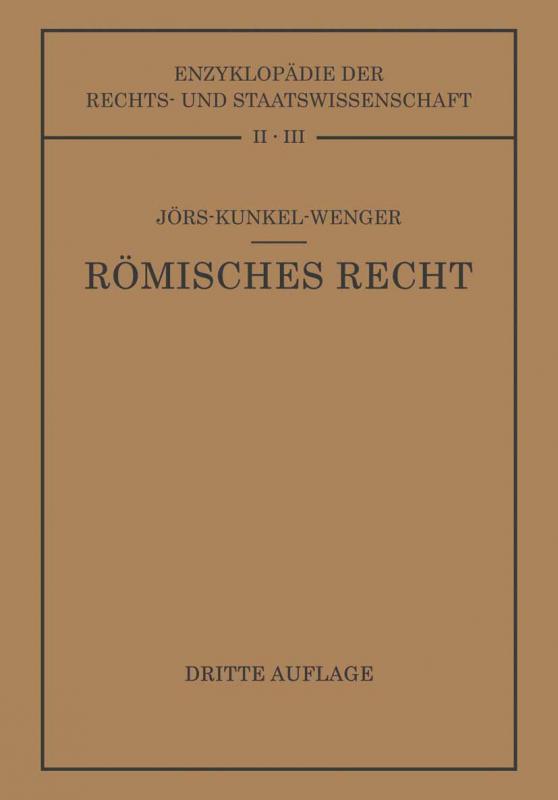 Cover-Bild Römisches Privatrecht