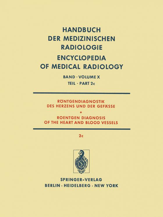 Cover-Bild Röntgendiagnostik des Herzens und der Gefässe / Roentgen Diagnosis of the Heart and Blood Vessels