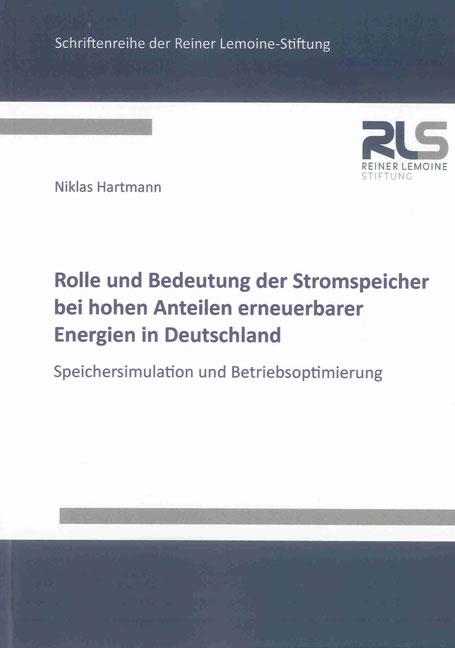 Cover-Bild Rolle und Bedeutung der Stromspeicher bei hohen Anteilen erneuerbarer Energien in Deutschland