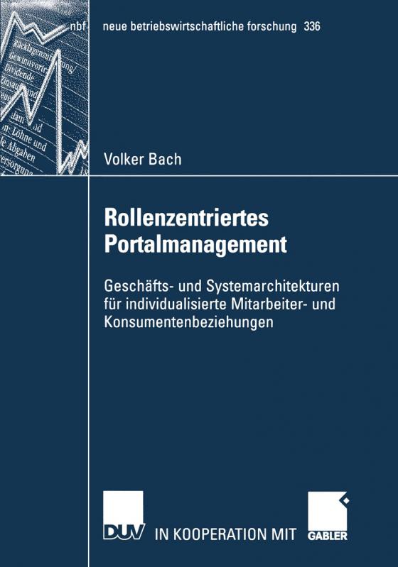 Cover-Bild Rollenzentriertes Portalmanagement