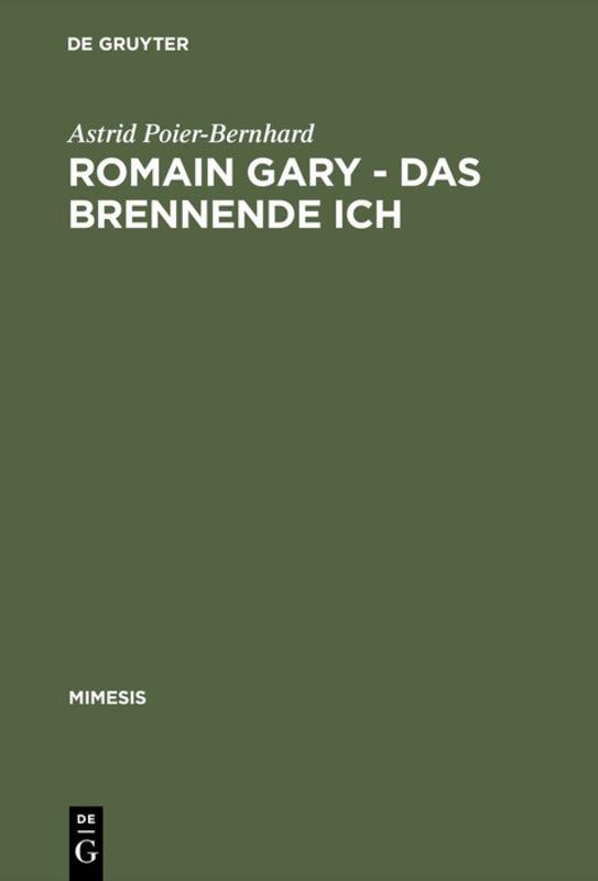 Cover-Bild Romain Gary – Das brennende Ich