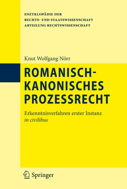 Cover-Bild Romanisch-kanonisches Prozessrecht