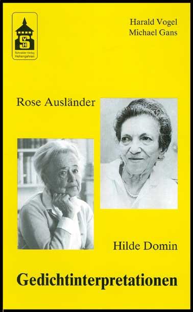 Cover-Bild Rose Ausländer - Hilde Domin Gedichtinterpretationen