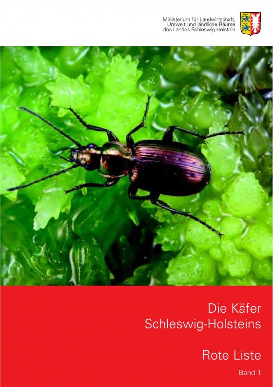 Cover-Bild Rote Liste Die Käfer Schleswig-Holsteins