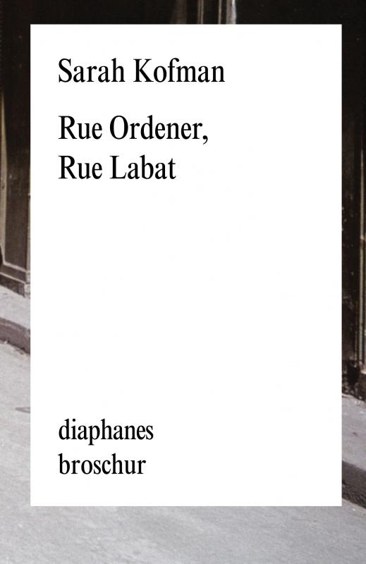 Cover-Bild Rue Ordener, Rue Labat