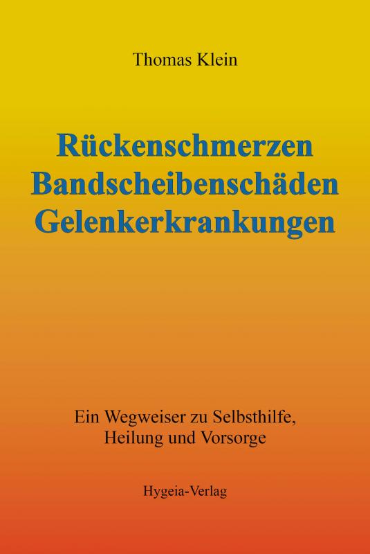 Cover-Bild Rückenschmerzen, Bandscheibenschäden und Gelenkerkrankungen