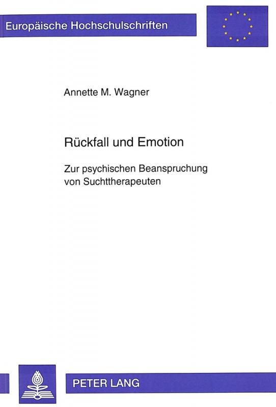 Cover-Bild Rückfall und Emotion