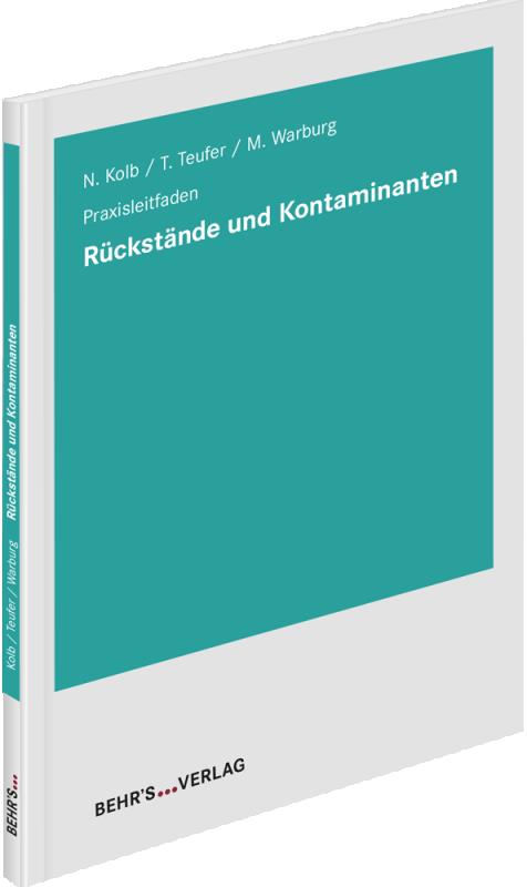 Cover-Bild Rückstände und Kontaminanten