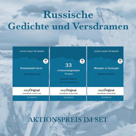 Cover-Bild Russische Gedichte und Versdramen (Bücher + 3 Audio+CDs)