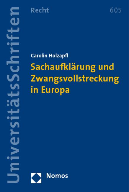 Cover-Bild Sachaufklärung und Zwangsvollstreckung in Europa