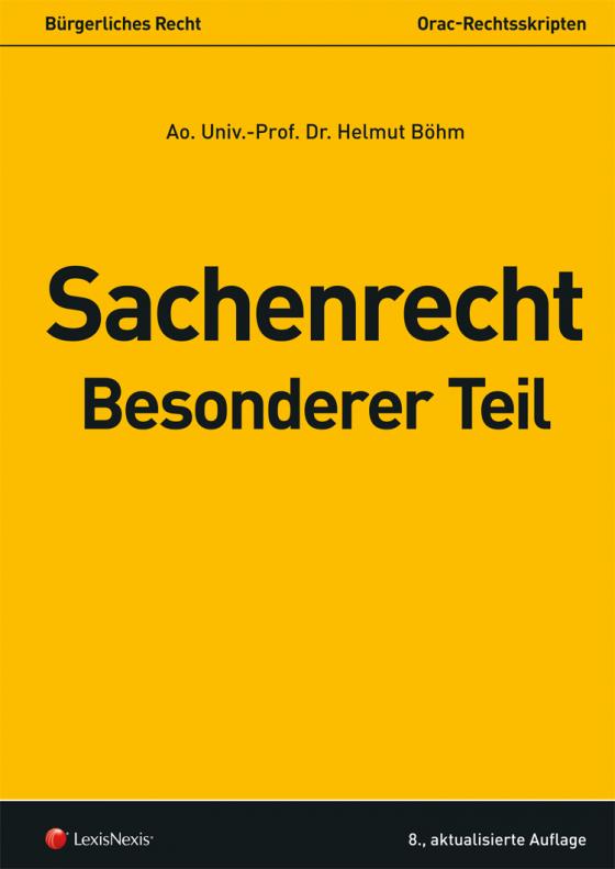 Cover-Bild Sachenrecht Besonderer Teil