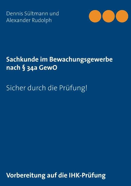 Cover-Bild Sachkunde im Bewachungsgewerbe nach § 34a GewO