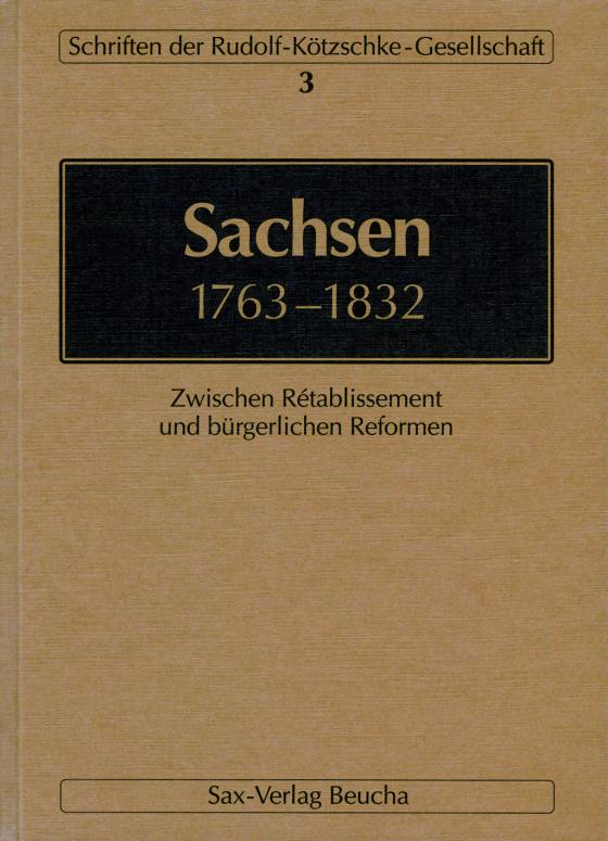Cover-Bild Sachsen 1763–1832