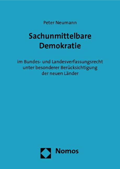 Cover-Bild Sachunmittelbare Demokratie