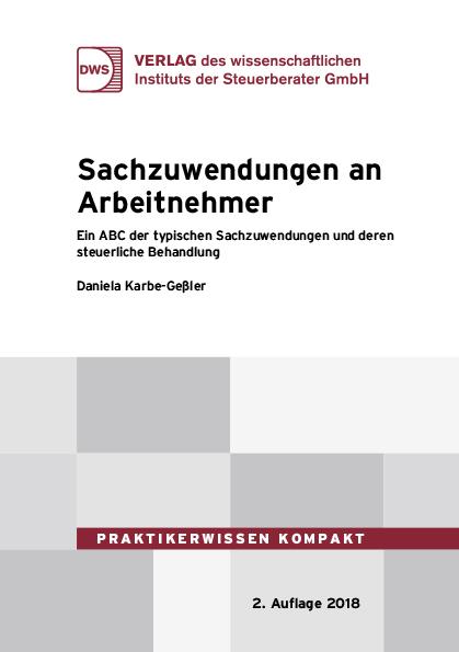 Cover-Bild Sachzuwendungen an Arbeitnehmer