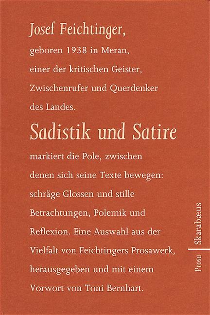 Cover-Bild Sadistik und Satire