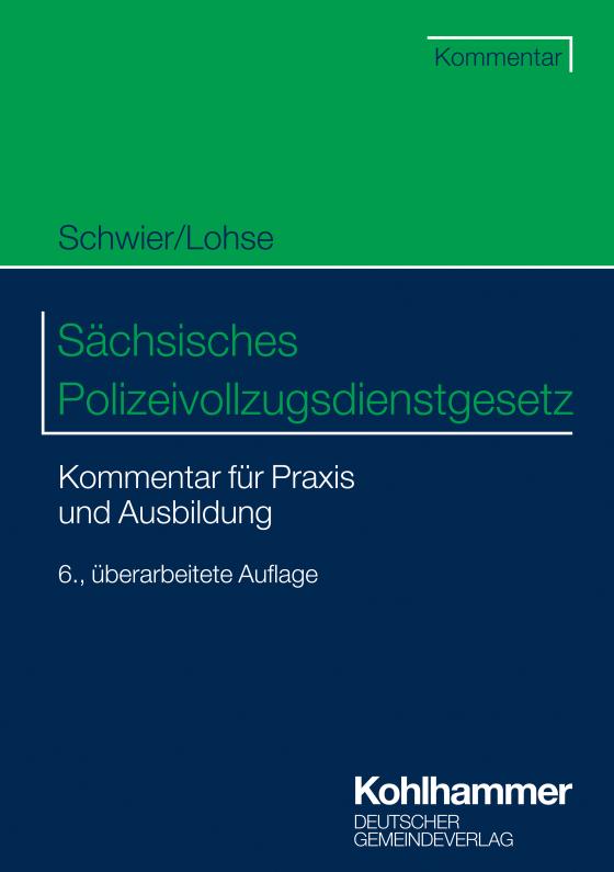 Cover-Bild Sächsisches Polizeivollzugsdienstgesetz