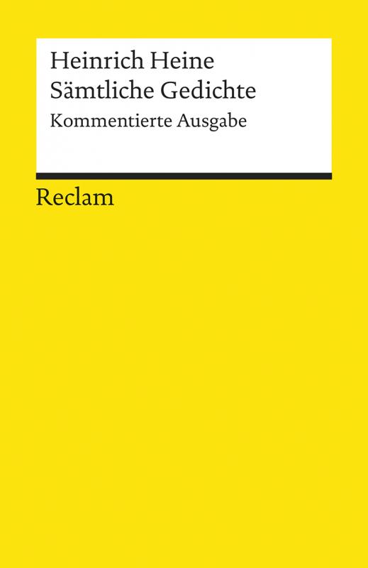 Cover-Bild Sämtliche Gedichte. Kommentierte Ausgabe