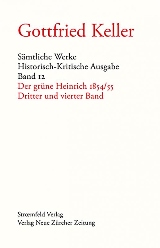 Cover-Bild Sämtliche Werke. Historisch-Kritische Ausgabe, Band 12