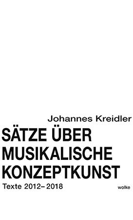 Cover-Bild Sätze über musikalische Konzeptkunst