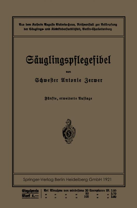 Cover-Bild Säuglingspflegefibel