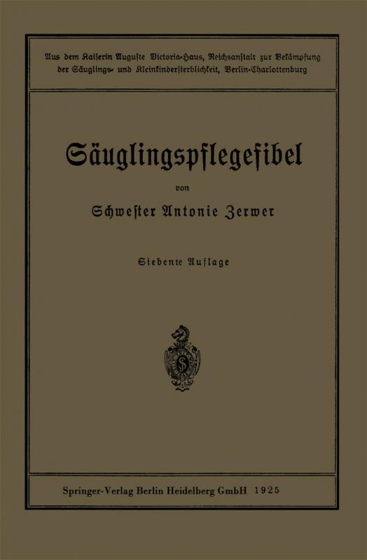 Cover-Bild Säuglingspflegefibel