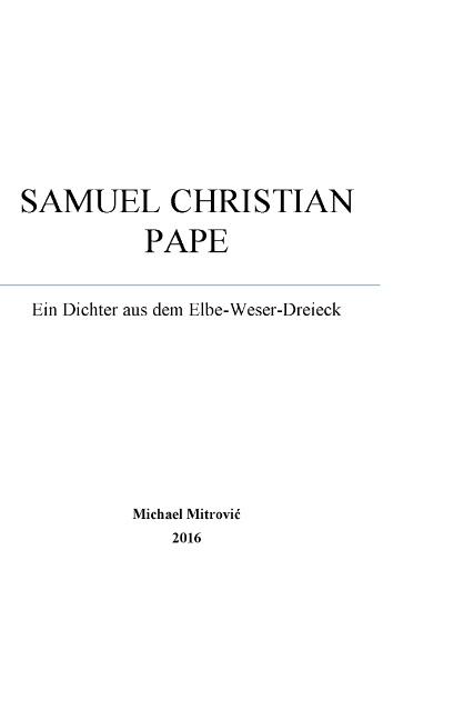 Cover-Bild Samuel Christian Pape