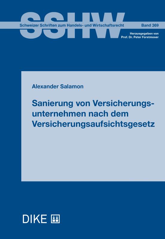 Cover-Bild Sanierung von Versicherungsunternehmen nach dem Versicherungsaufsichtsgesetz