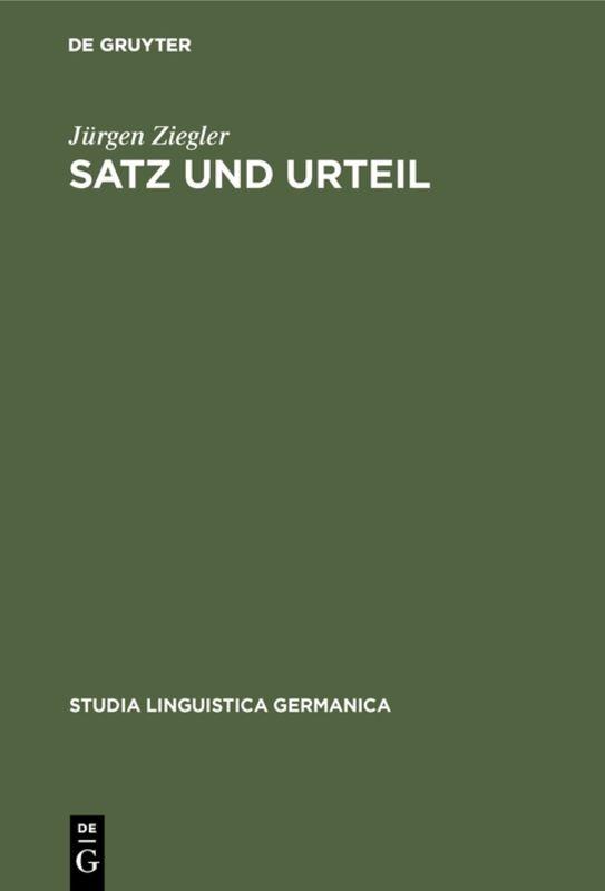 Cover-Bild Satz und Urteil