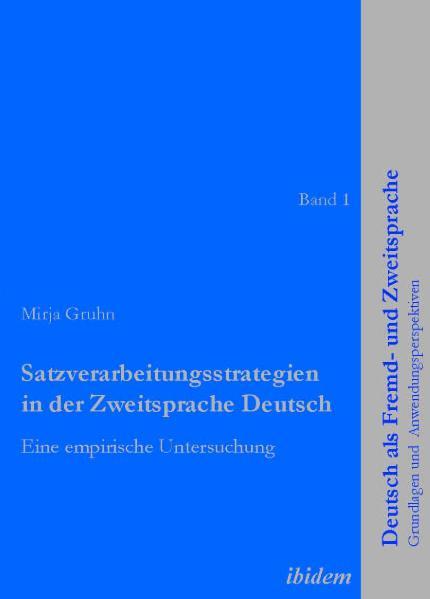 Cover-Bild Satzverarbeitungsstrategien in der Zweitsprache Deutsch