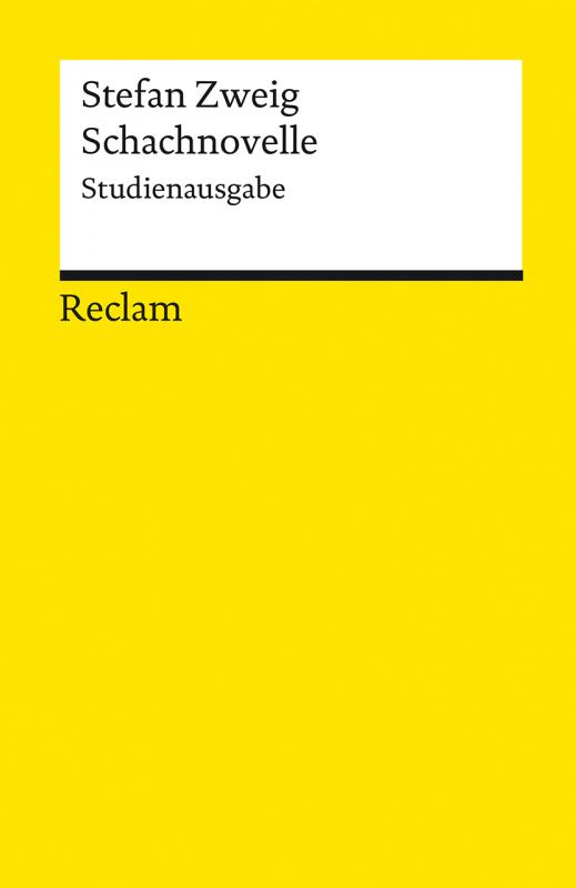 Cover-Bild Schachnovelle. Studienausgabe