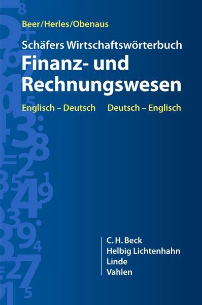 Cover-Bild Schäfer Wirtschaftswörterbuch Finanz- und Rechnungswesen