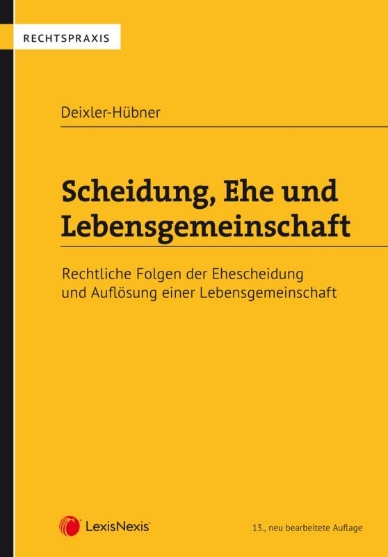 Cover-Bild Scheidung, Ehe und Lebensgemeinschaft