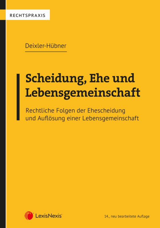 Cover-Bild Scheidung, Ehe und Lebensgemeinschaft