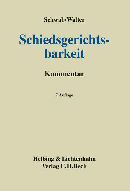 Cover-Bild Schiedsgerichtsbarkeit