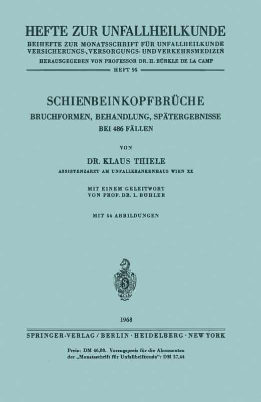Cover-Bild Schienbeinkopfbrüche