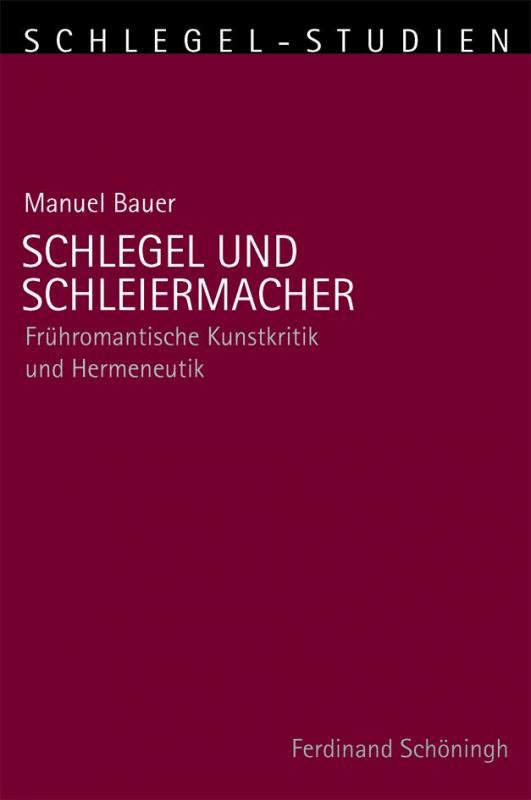 Cover-Bild Schlegel und Schleiermacher