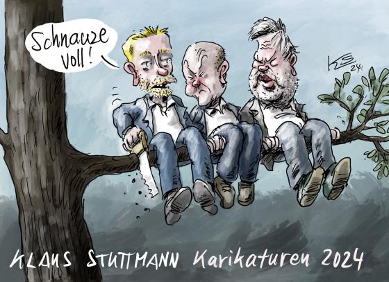 Cover-Bild Schnauze voll! - Stuttmann Karikaturen 2024