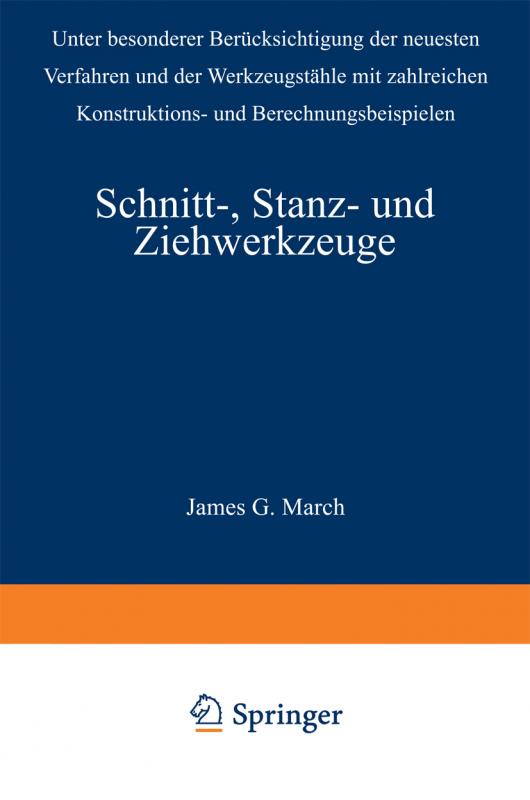 Cover-Bild Schnitt-, Stanz- und Ziehwerkzeuge