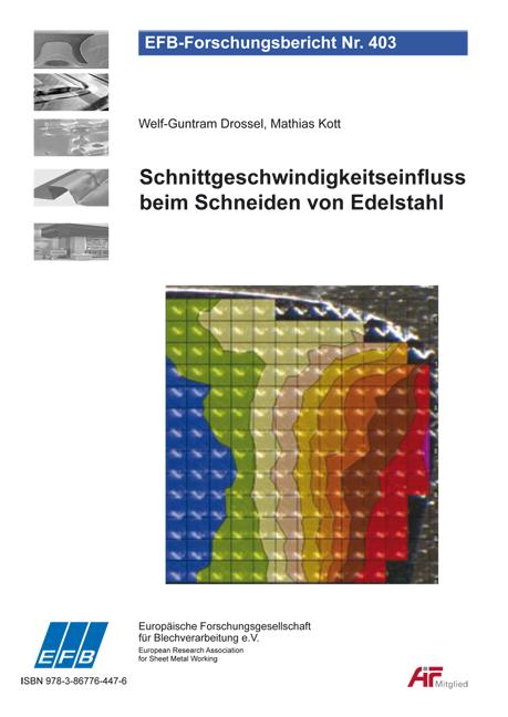 Cover-Bild Schnittgeschwindigkeitseinfluss beim Schneiden von Edelstahl